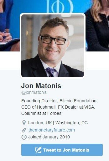 bitkoino ekspertas „twitter“