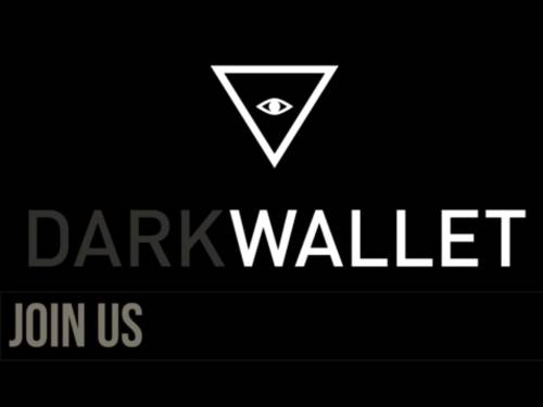 Logotipo de billetera oscura