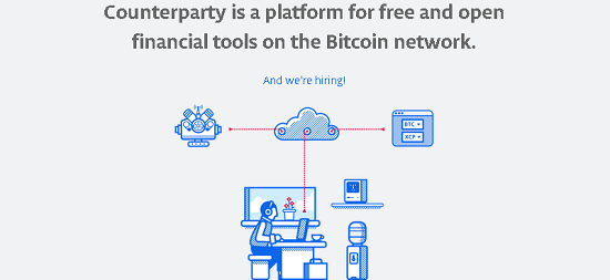 Counterparty es una plataforma financiera descentralizada