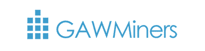 Logo for selskapet, GAW Miners