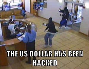 Amerikaanse dollar hack