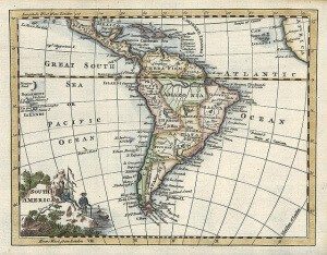 lotynų Amerikos žemėlapis