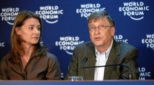 Melinda og Bill Gates